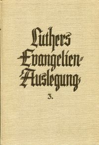 Luther, Markus- und Lukasevangelium (Mark. 1-13; Luk. 3-21). (Umschlag)