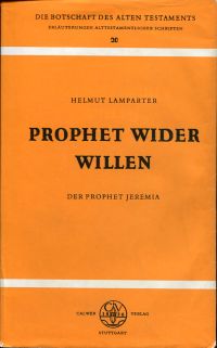 Lamparter, Prophet wider Willen. (Umschlag)