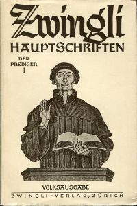 Farner, Zwingli, der Prediger. (Umschlag)
