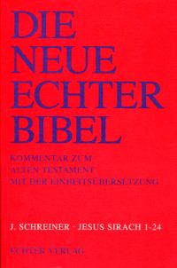 Schreiner, Jesus Sirach 1 - 24. (Umschlag)