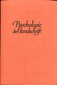 Pokorny, Psychologie der Handschrift. (Umschlag)