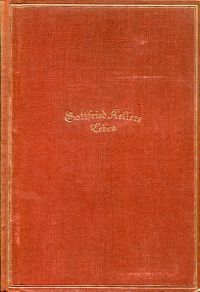 Ermatinger, Gottfried Kellers Leben. (Umschlag)