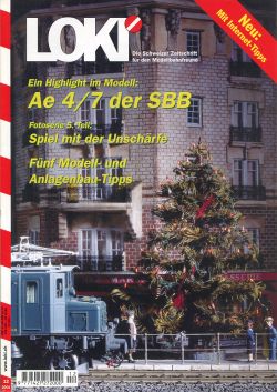 LOKI. Das Schweizer Magazin für Eisenbahn- und Modellbahnfreunde, 12 (2001) (Umschlag)