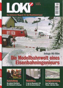 LOKI. Das Schweizer Magazin für Eisenbahn- und Modellbahnfreunde, 12 (2012) (Umschlag)