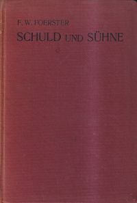 Foerster, Schuld und Sühne. (Umschlag)