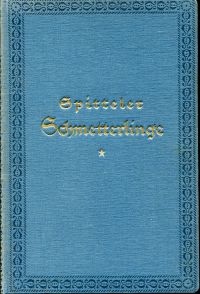 Spitteler, Schmetterlinge. (Umschlag)