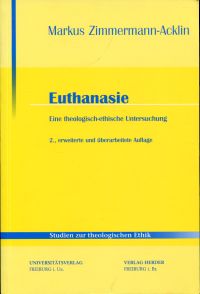 Zimmermann-Acklin, Euthanasie. (Umschlag)