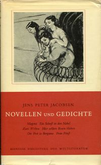 Jacobsen, Novellen und Gedichte. (Umschlag)