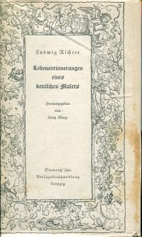 Richter, Lebenserinnerungen eines deutschen Malers. (Umschlag)
