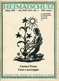Heimatschutz, Ligue pour la Beauté, Jahrgang 19 (1924), Hefte 1, 3, 4, 5, 6, 7 ( (Umschlag)
