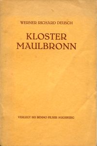 Deusch, Kloster Maulbronn. (Umschlag)