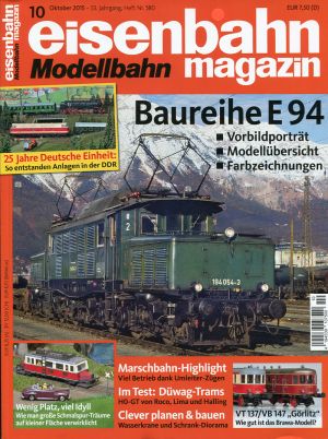 Eisenbahn-Magazin, Nr. 10/2015. (Umschlag)