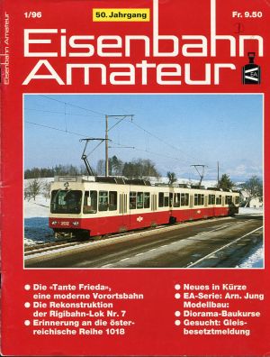 Eisenbahn-Amateur, Nr. 1/1996. (Umschlag)