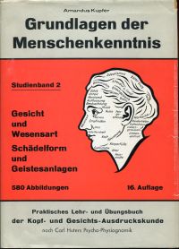 Kupfer, Grundlagen der praktischen Menschenkenntnis nach Carl Huters Psycho-Phys (Umschlag)