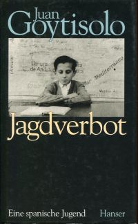 Goytisolo, Jagdverbot. (Umschlag)