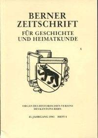 Schenk, Die Glashütten im Schangnau und ihre Besitzer. (Umschlag)