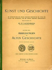 Luckenbach, Abbildungen zur alten Geschichte. (Umschlag)