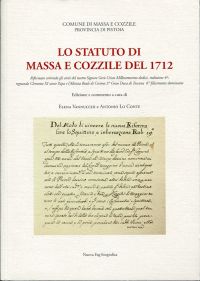Lo statuto di Massa e Cozzile del 1712. (Umschlag)
