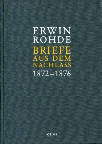 Rohde, Briefe aus dem Nachlass, Band 2: 1872-1876. (Umschlag)