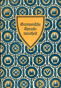 Naumann, Germanische Spruchweisheit. (Umschlag)