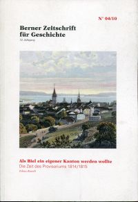 Kaestli, Als Biel ein eigener Kanton werden wollte. (Umschlag)