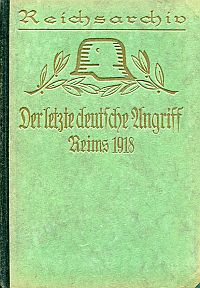 Stenger, Der letzte deutsche Angriff. (Umschlag)