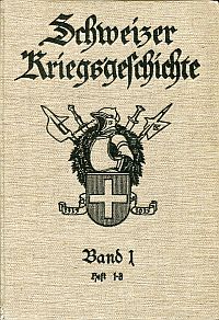 Feldmann, Schweizer Kriegsgeschichte. (Umschlag)