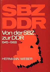 Weber, Von der SBZ zur DDR. (Umschlag)