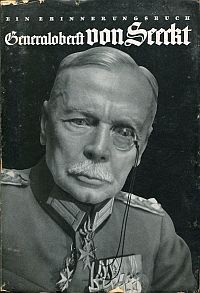 Generaloberst von Seeckt. (Umschlag)