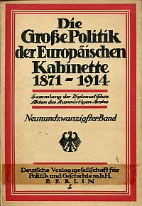 Die zweite Marokkokrise 1911. (Umschlag)