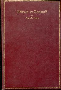 Huch, Die Romantik. (Umschlag)