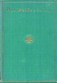 Baer, Der Völkerkrieg. Eine Chronik der Ereignisse seit dem 1. Juli 1914, Band 2 (Umschlag)