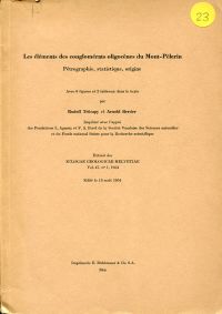 Trümpy, Les éléments des conglomérats oligocènes du Mont-Pèlerin. (Umschlag)