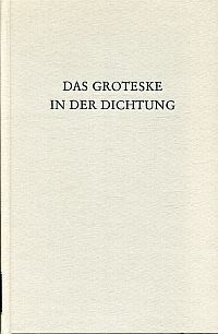 Best, Das Groteske in der Dichtung. (Umschlag)