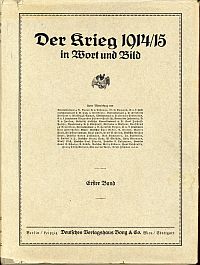 Der Krieg 1914/15 in Wort und Bild. (Umschlag)