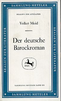 Meid, Der deutsche Barockroman. (Umschlag)