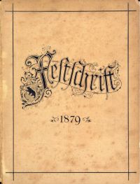 Rahn, Festschrift zur Eröffnung des Kunstmuseums in Bern, 1879. (Umschlag)