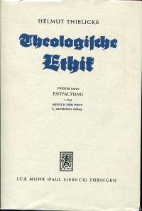Thielicke, Entfaltung. (Umschlag)