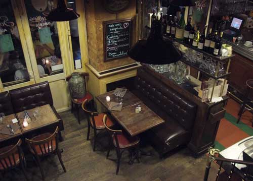 bildreich karten PK 594: bistro parisien.