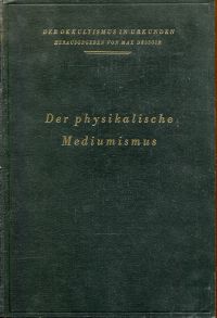 Gulat-Wellenburg, Der physikalische Mediumismus. (Umschlag)