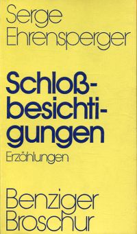 Ehrensperger, Schlossbesichtigungen. (Umschlag)