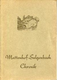 Brechbühl, Mattenhof-Sulgenbach Chronik. (Umschlag)