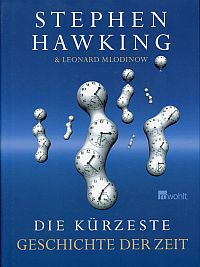 Hawking, Die kürzeste Geschichte der Zeit. (Umschlag)