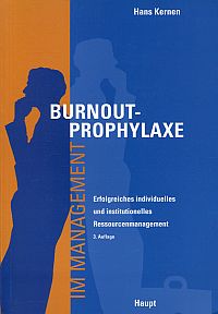 Kernen, Burnout-Prophylaxe im Management. (Umschlag)
