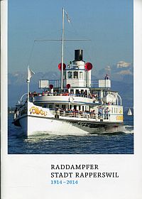Raddampfer Stadt Rapperswil. (Umschlag)