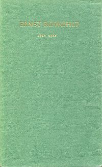 Mayer, Ernst Rowohlt. (Umschlag)