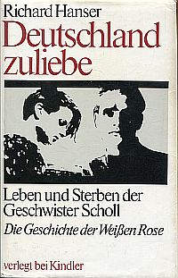 Hanser, Deutschland zuliebe. (Umschlag)