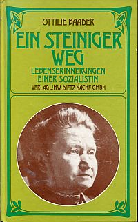 Baader, Ein steiniger Weg. (Umschlag)