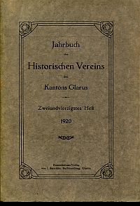 Jahrbuch des Historischen Vereins, 42. Heft 1920. (Umschlag)