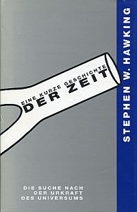 Hawking, Eine kurze Geschichte der Zeit. (Umschlag)